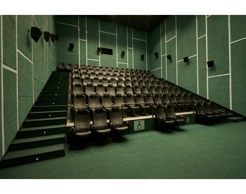 Acoustic treatment of the auditoriums in Kinopark16 movie theater