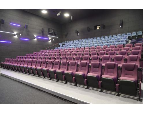 Acoustic treatment of the auditoriums in Rossiya movie theater