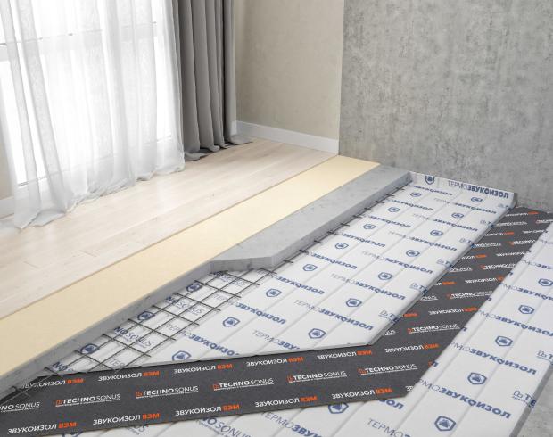 Premium döşəmə səs izolyasiya sistemi (üzən döşəmə)